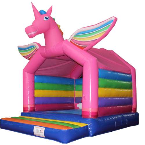 Hüpfburg-Einhorn